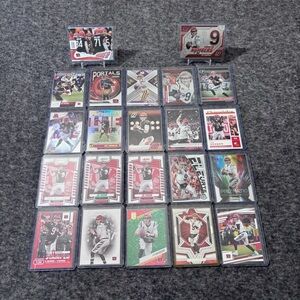 Cincinnati Bengals Joe Burrow Football Card Collection Set of 22 Card